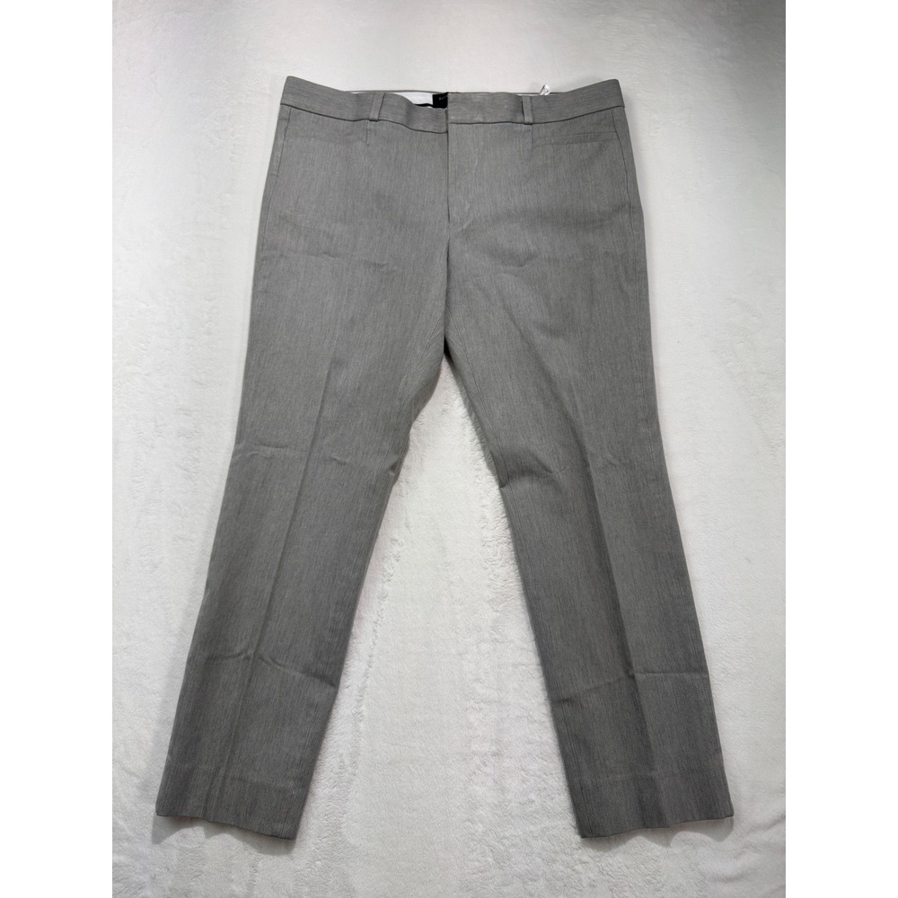 Banana Republic Sloan Gray Slim Leg Dress Pants Womens 12 Stretch Trousers